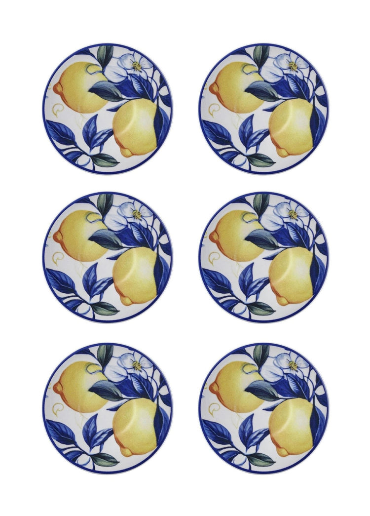Odore Di Limone Tea Plate Set of 6 13 cm ODL0014 - Exporgin - Global Shopping Site