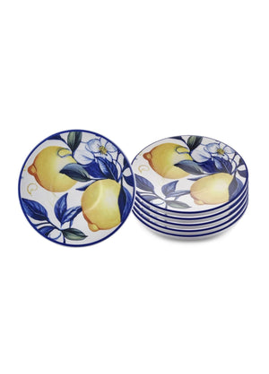 Odore Di Limone Tea Plate Set of 6 13 cm ODL0014 - Exporgin - Global Shopping Site