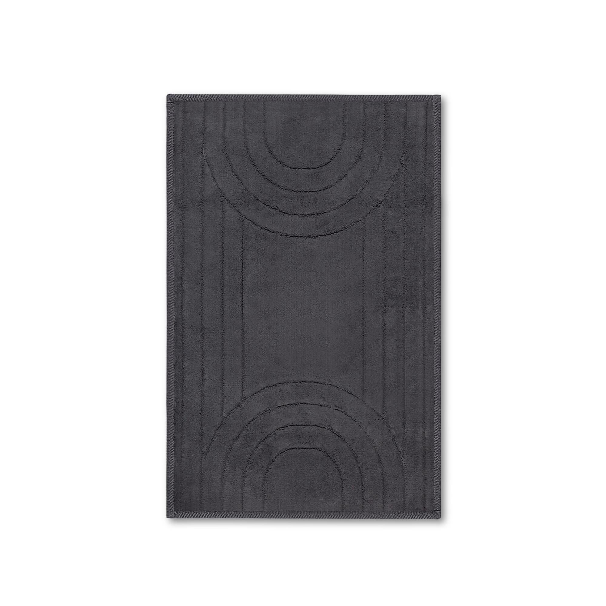 Diamond Natural Cotton Bath Mat 50x70 cm - Anthracite