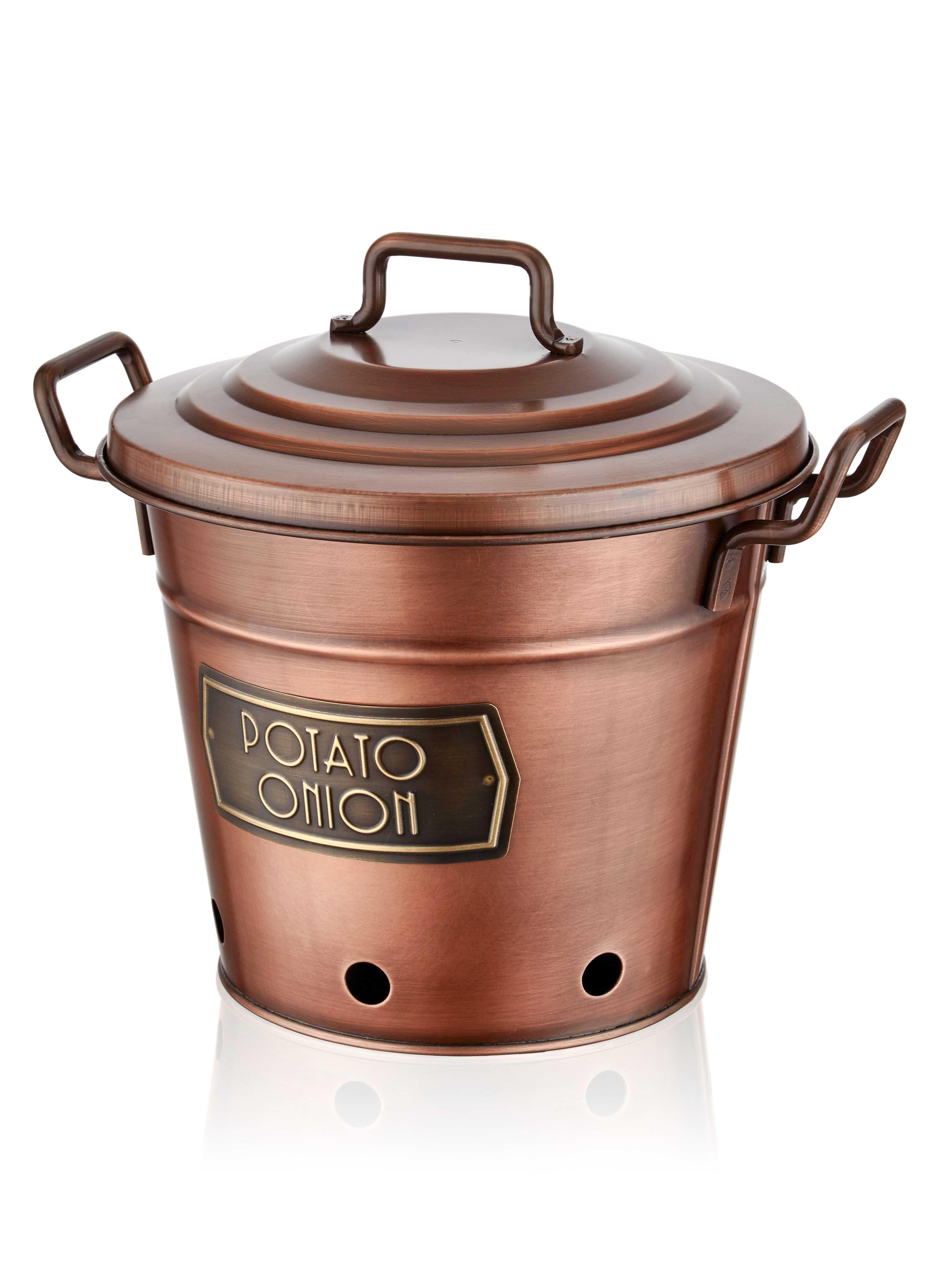 Potato Onion Bucket - Copper