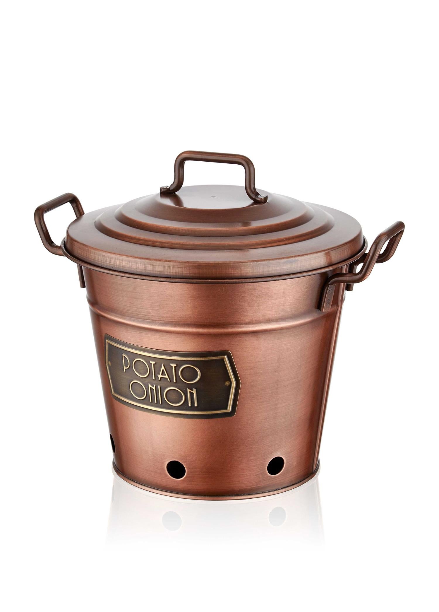 Potato Onion Bucket Copper MGL0037