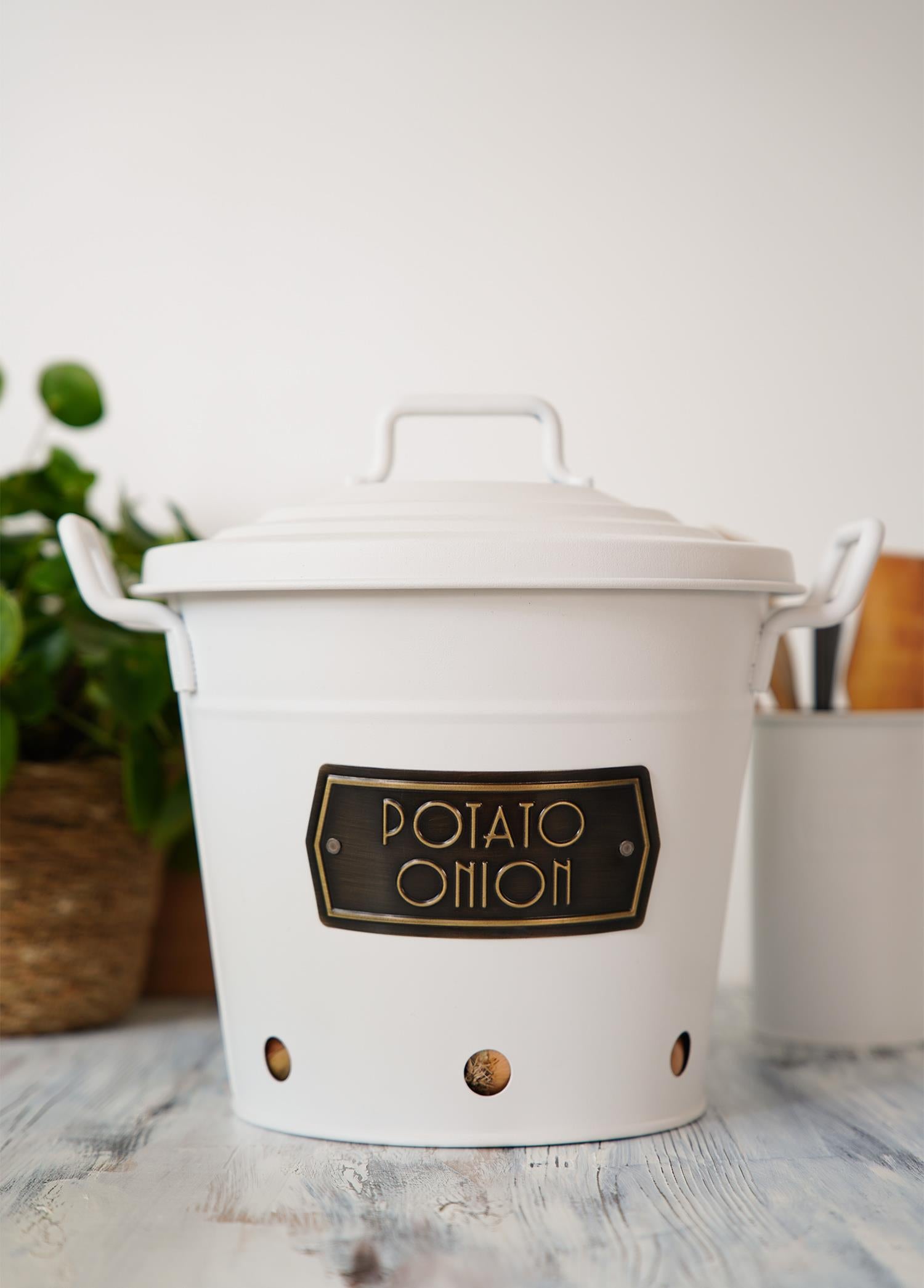 Potato Onion Bucket White MGL0036