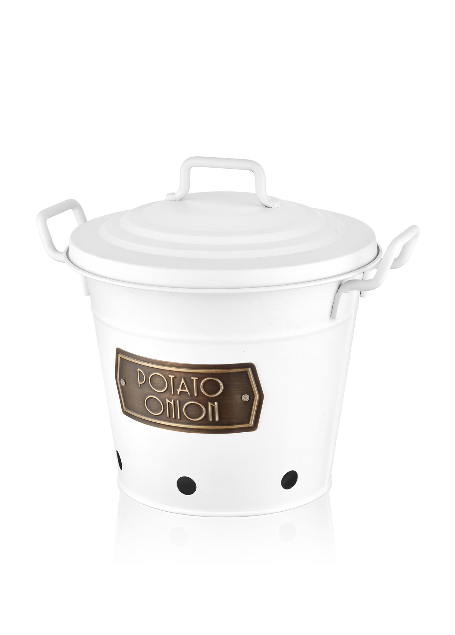 Potato Onion Bucket White MGL0036