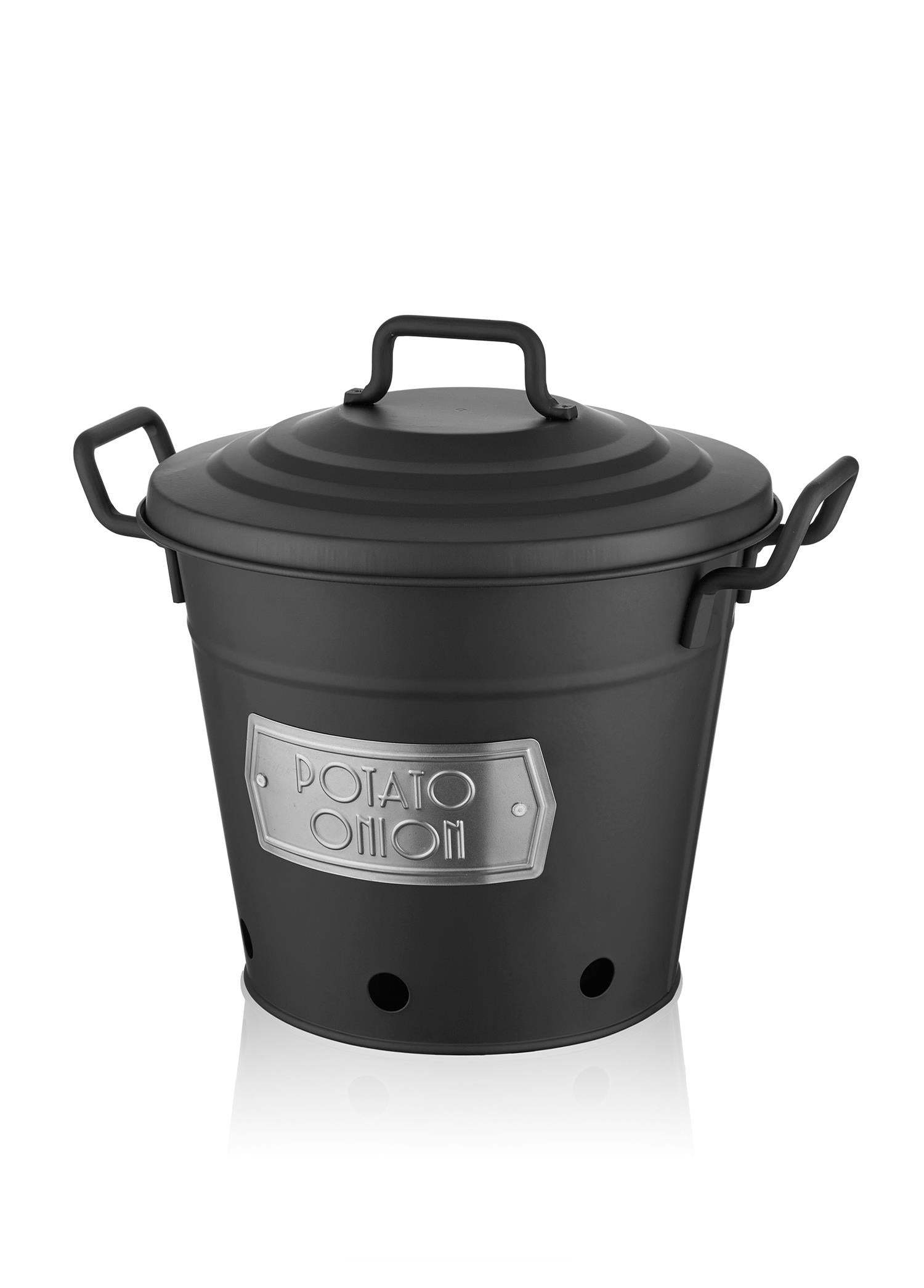 Potato Onion Bucket Black MGL0039