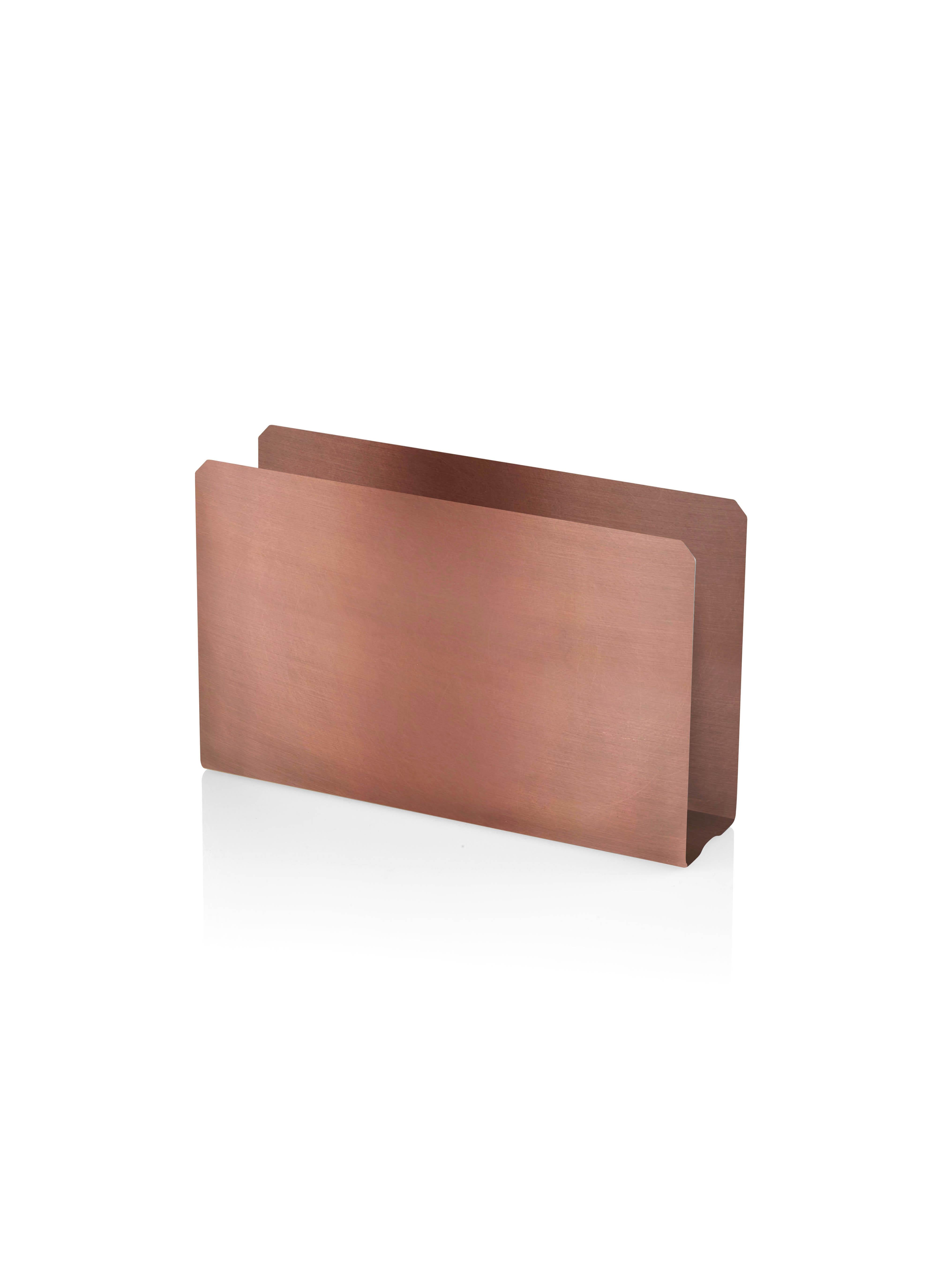 Napkin Holder 13 x 8 Cm - Copper Plated