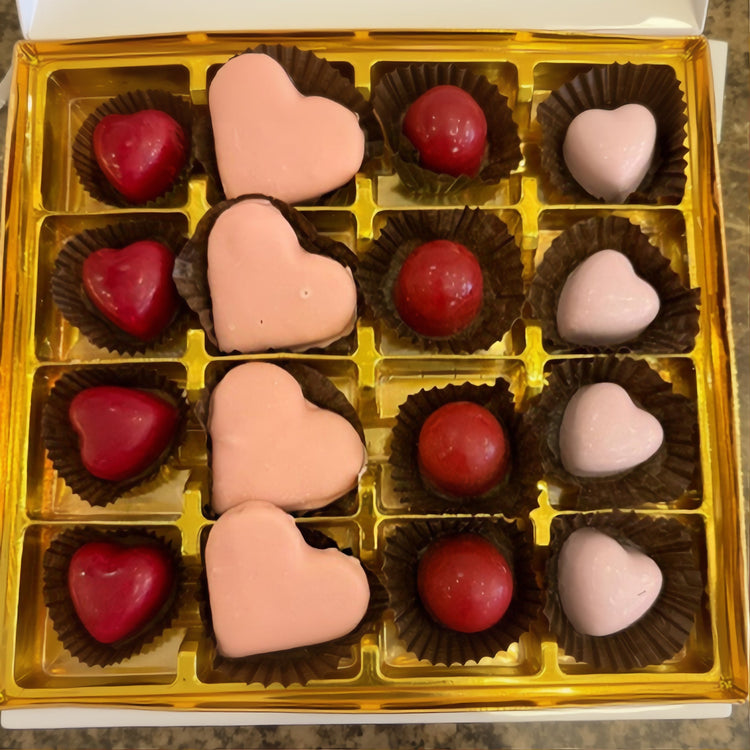 Petek 1942 Handmade Valentine’s Mixed Truffle Chocolates - Exporgin | Türkiye Comes to You