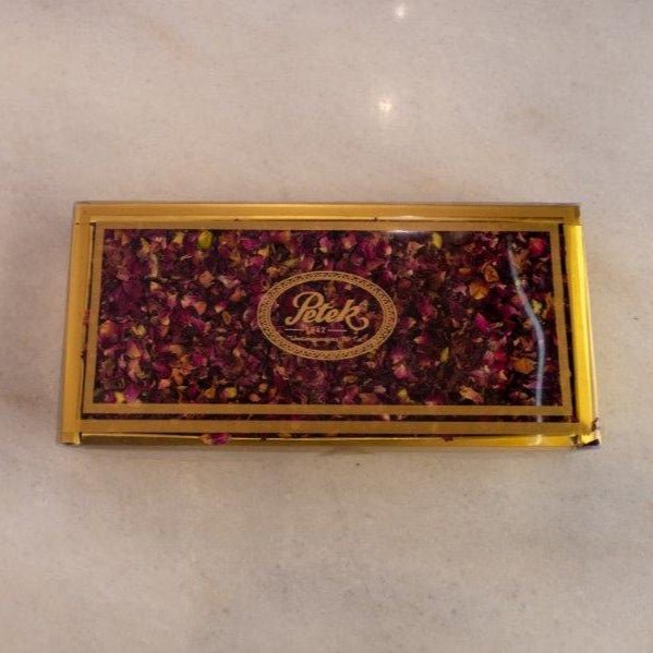 Petek 1942 Turkish Delight with Rose Petals – Gourmet Box - 550g (19.4 oz) - Exporgin - Global Shopping Site