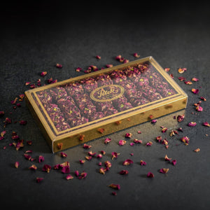 Petek 1942 Délice turc aux pétales de rose Boîte gourmande 550g (19.40 oz) - Exportin | Türkiye Vient à toi