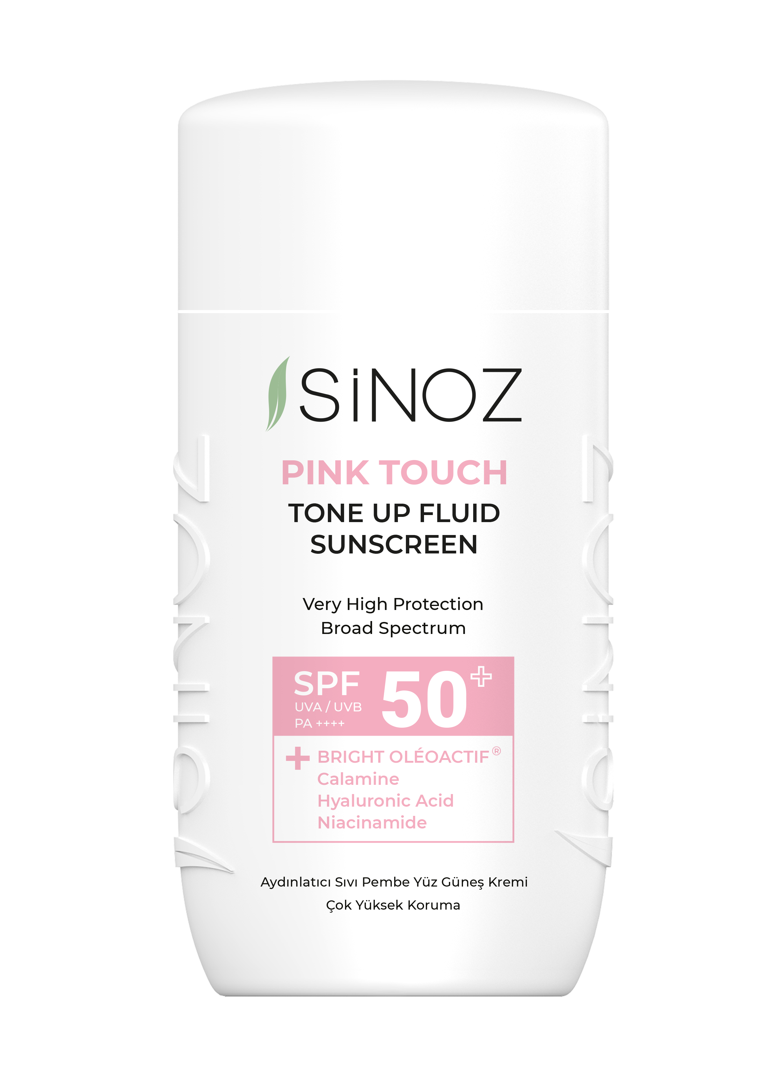 Sinoz Pink Touch Tone Up Fluid Sunscreen SPF50+ / PA++++