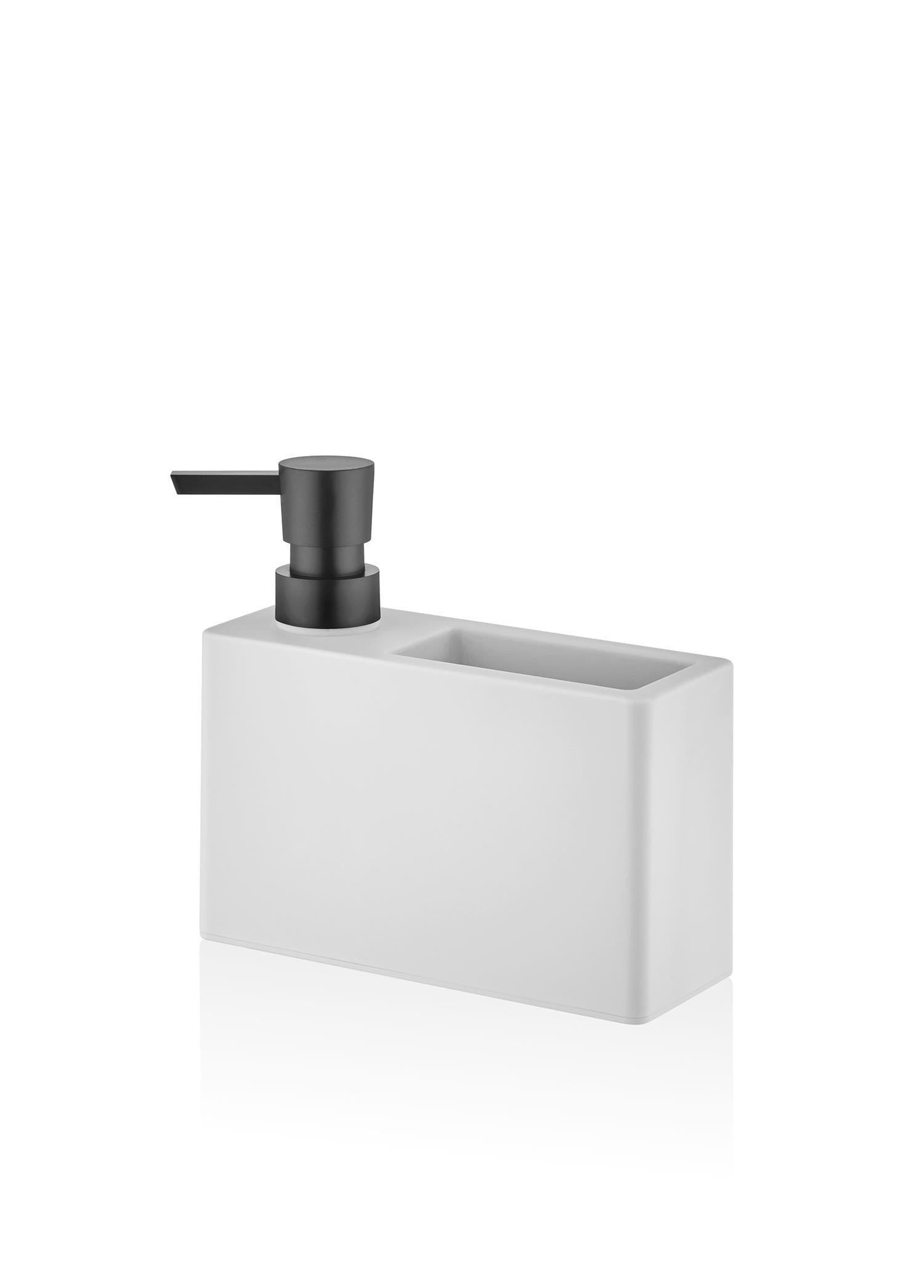 Plain Liquid Soap Dispenser White