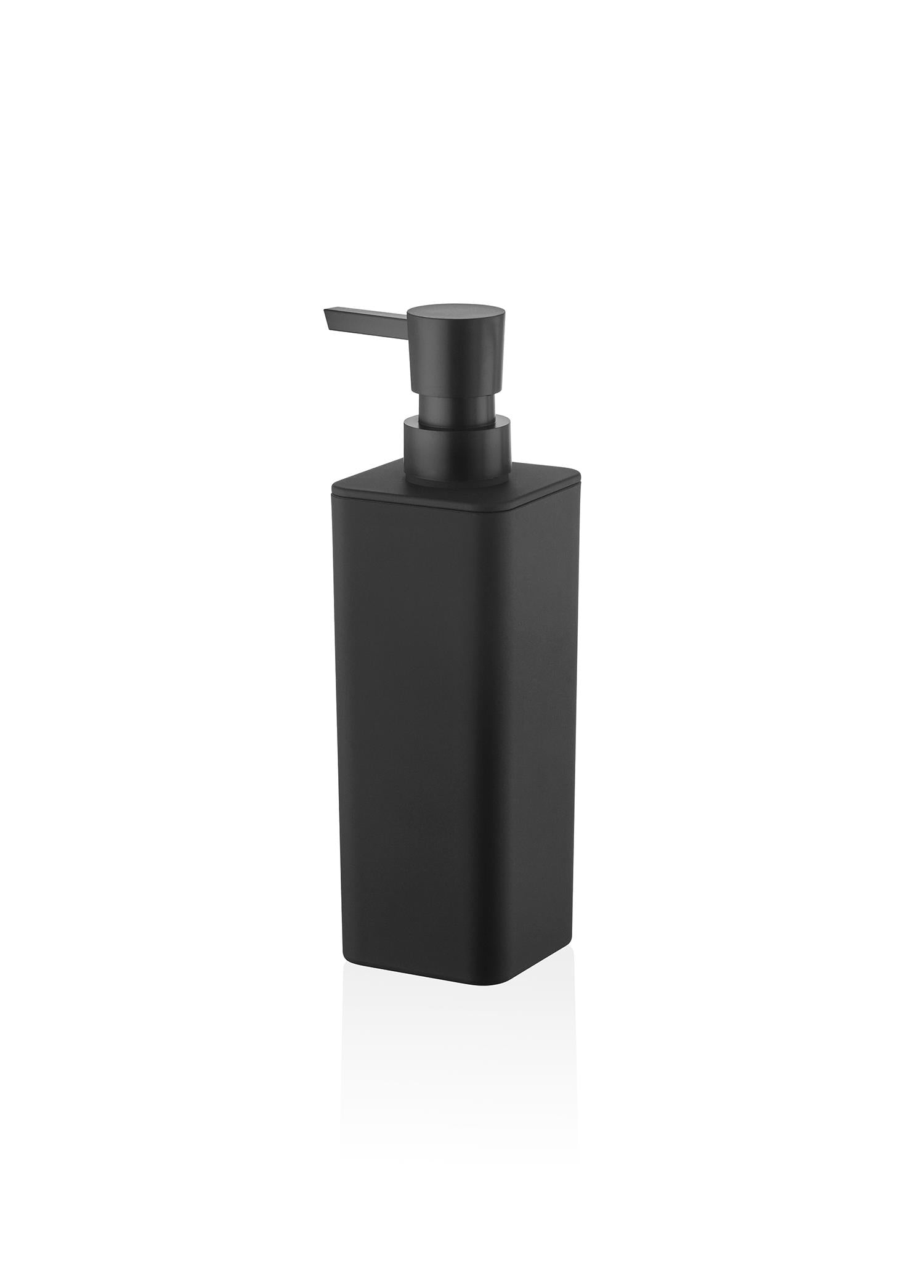 Plain Liquid Soap Dispenser Set Black