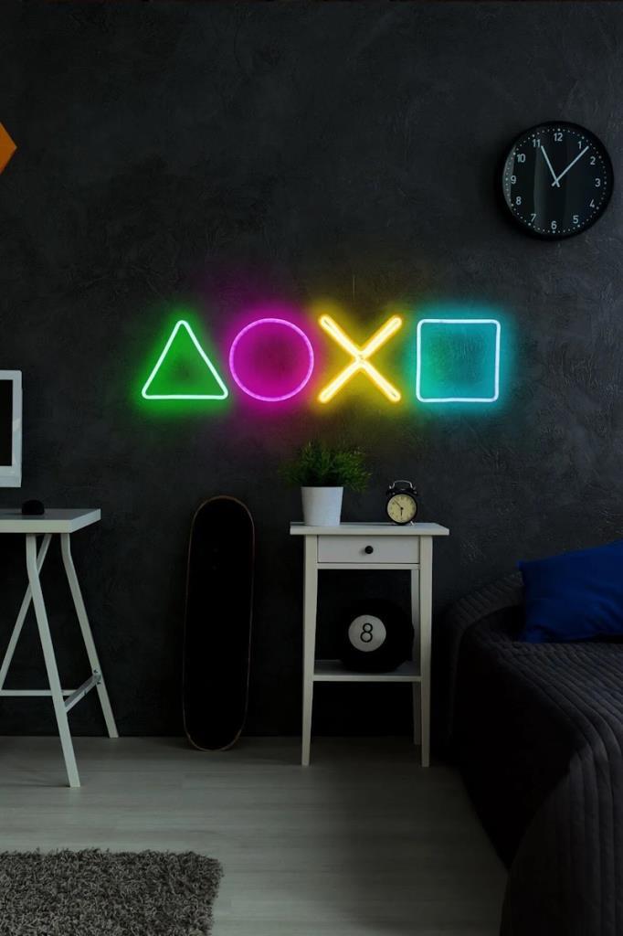 Play Station - Led Decorative Wall Lighting Neon Graffiti Magic Led Messages