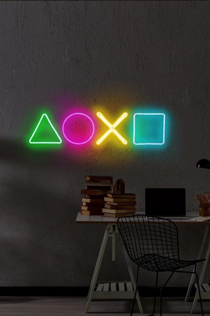 Play Station - Led Decorative Wall Lighting Neon Graffiti Magic Led Messages