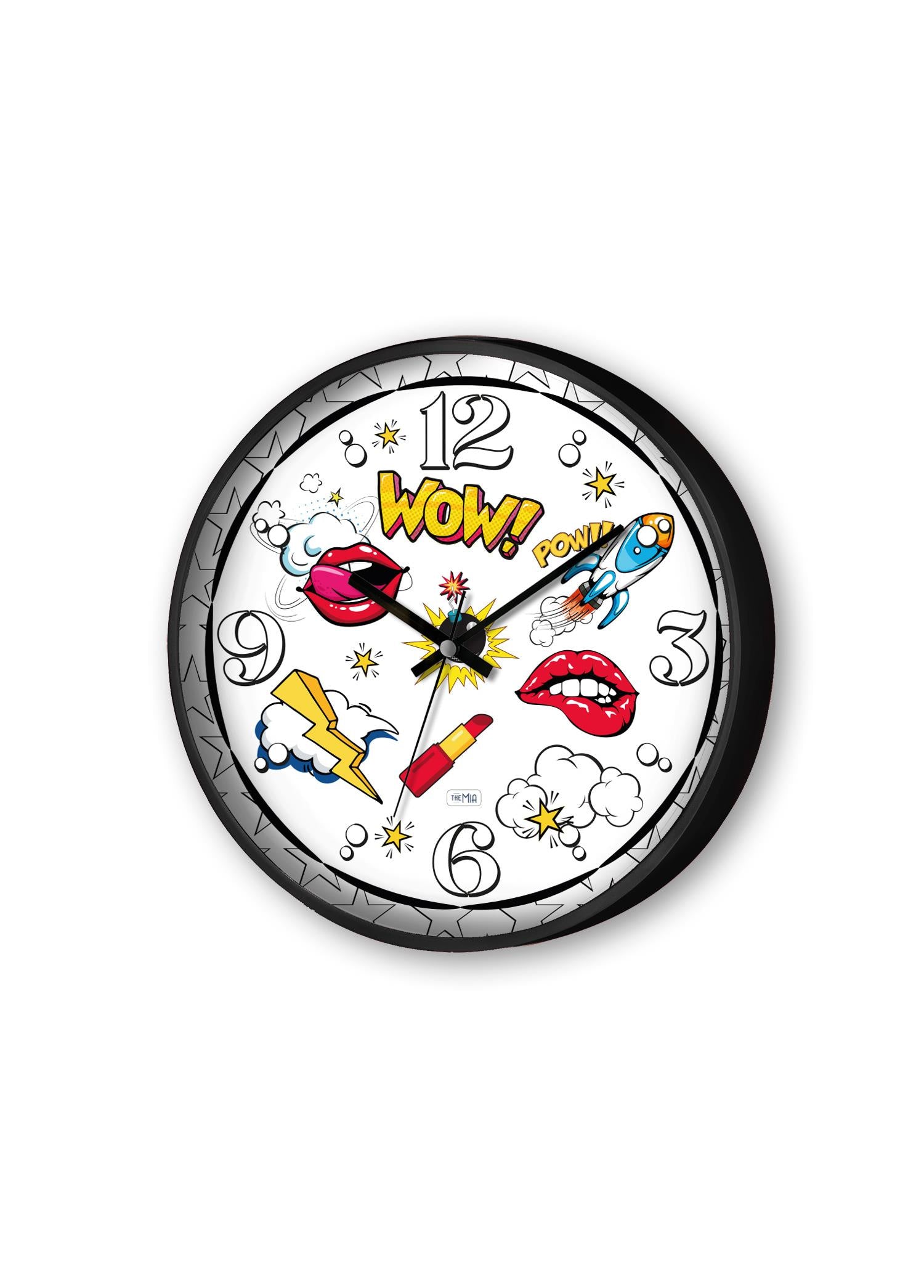 Popart Wall Clock White 30 Cm