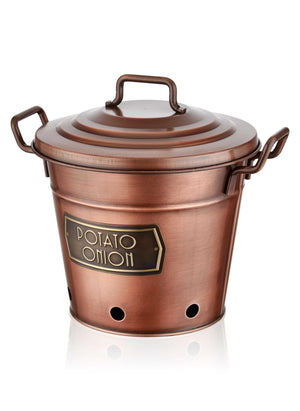 Potato Onion Bucket - Copper - Exporgin - Global Shopping Site