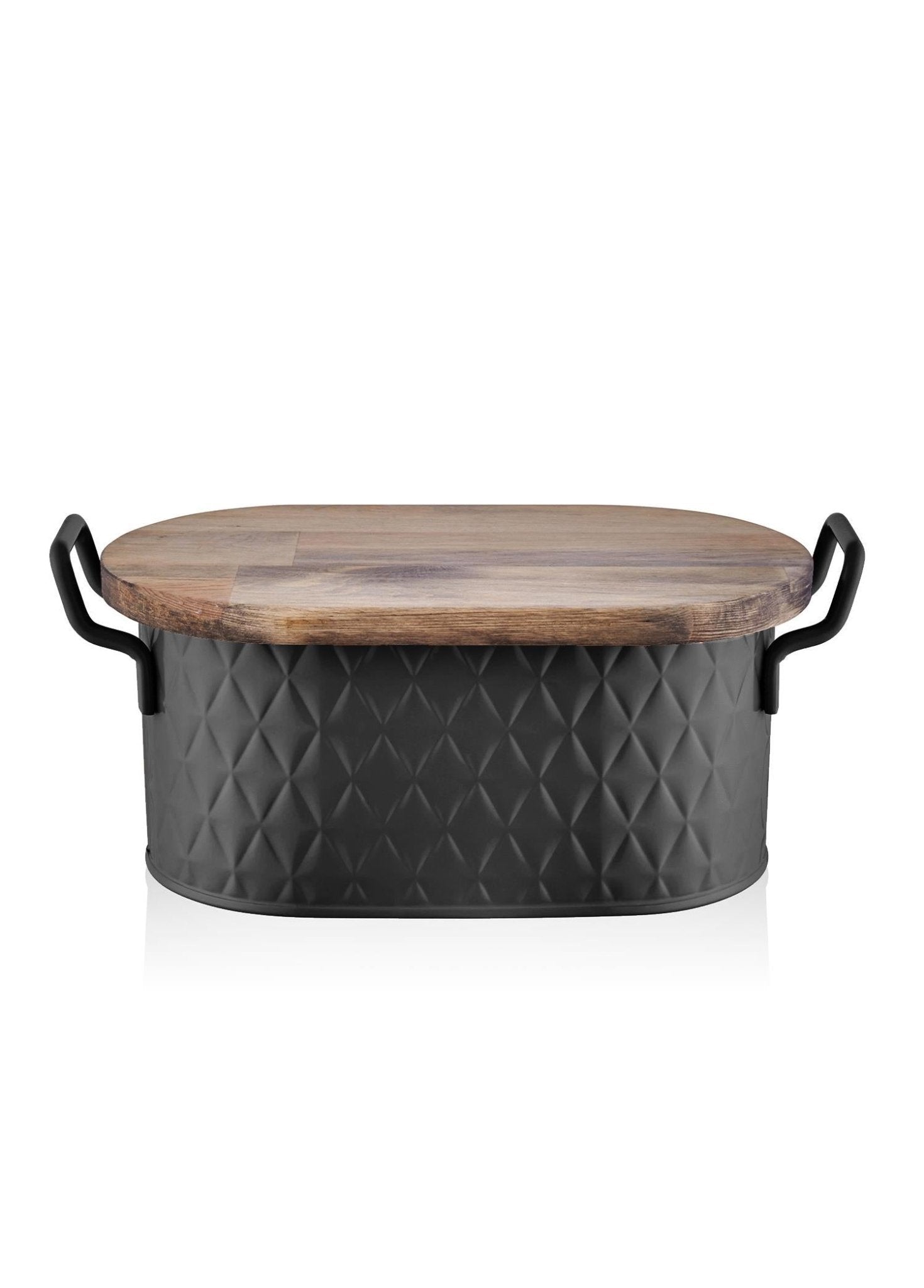 Prism Bread Storage Box Black 40x22x18 cm - Exporgin - Global Shopping Site