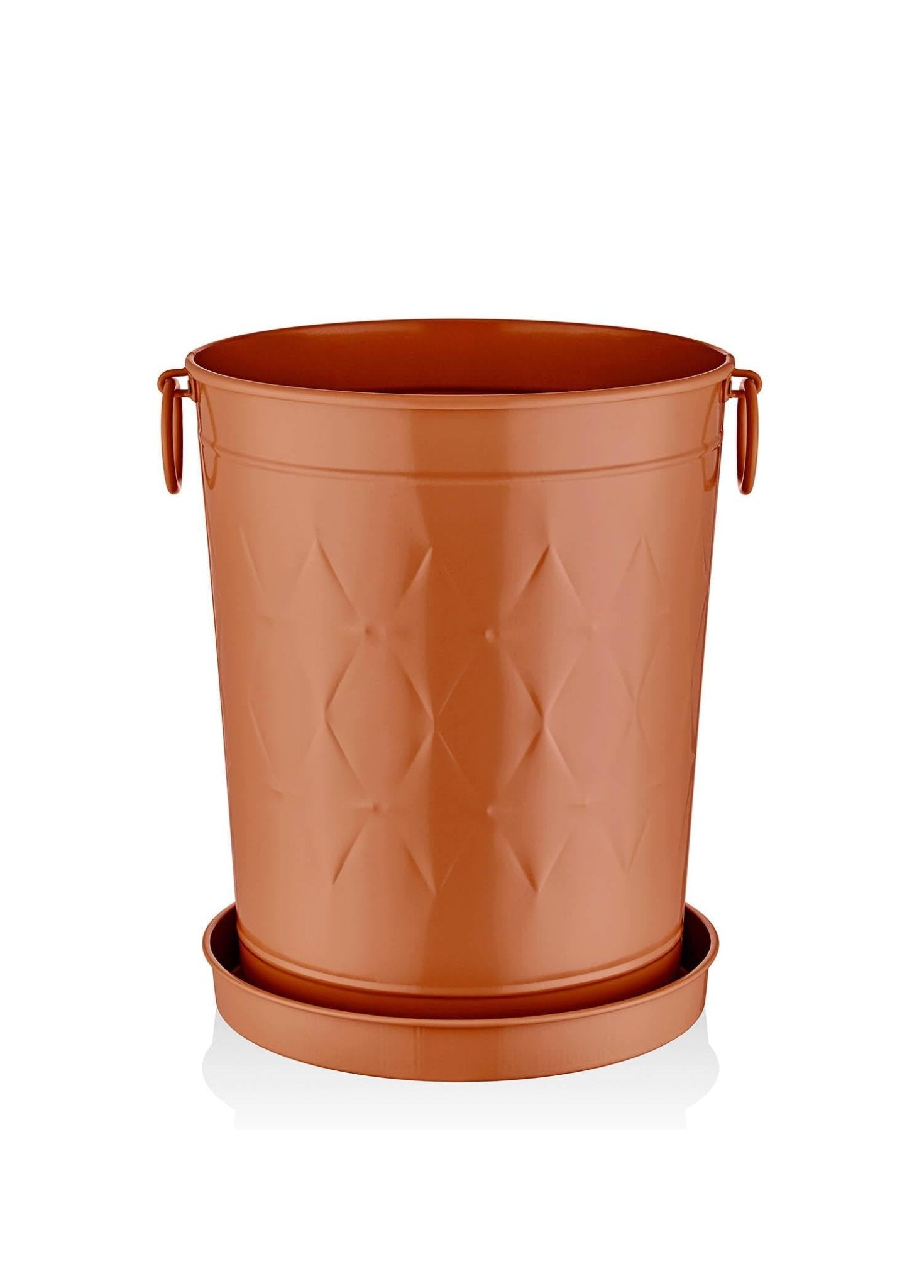 Prism Flowerpot Terracotta 37x31x46 cm - Exporgin - Global Shopping Site