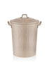 Prism – Laundry Basket Caramel – Galvanized Steel & Rust - Resistant – 60L (55x47x41 cm) - Exporgin | Türkiye Comes to You