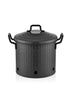 Prism Potato & Onion Storage Container Black 30x30x30 - Exporgin - Global Shopping Site