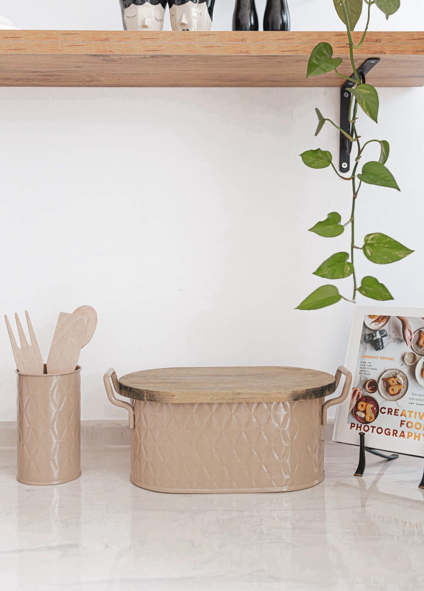 Prism Spoon Rest Caramel 17x11 cm - Exporgin - Global Shopping Site