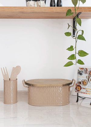 Prism Spoon Rest Caramel 17x11 cm - Exporgin - Global Shopping Site