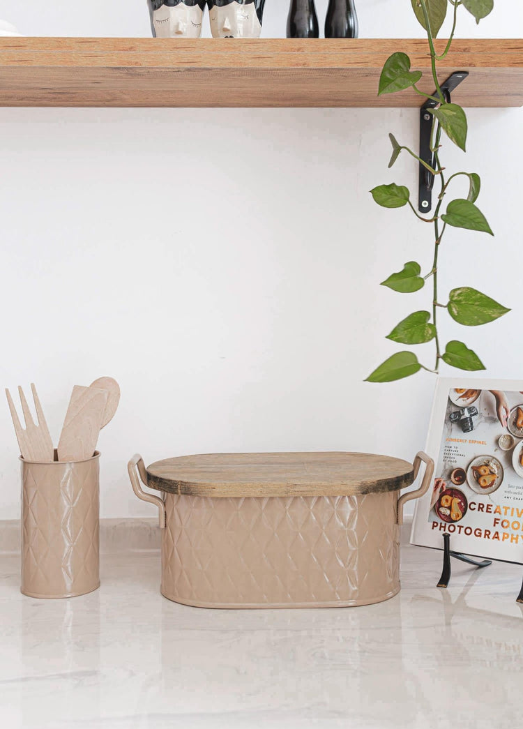 Prism Spoon Rest Caramel 17x11 cm - Exporgin - Global Shopping Site