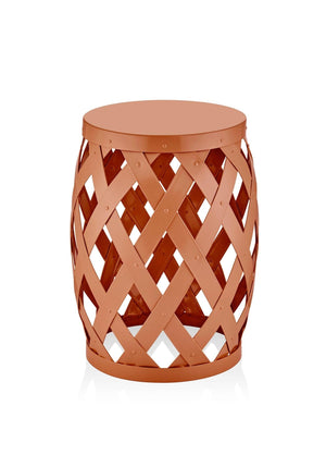 Prism – Stool & Side Table – Terracotta Indoor/Outdoor – 50x35 cm - Exporgin | Türkiye Comes to You