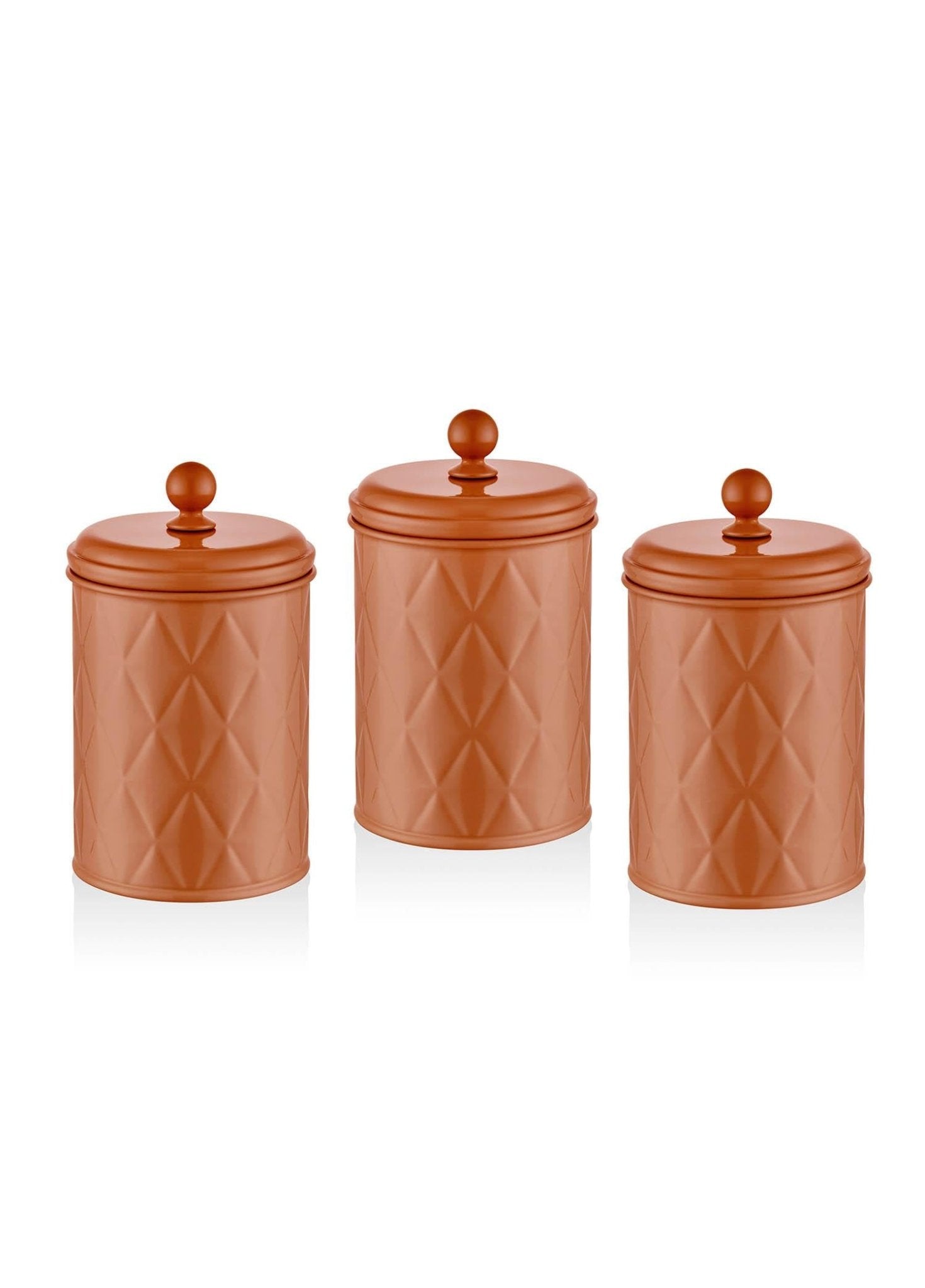 Prism Tea Sugar Coffee Jar Terracotta 1 Lt - Exporgin - Global Shopping Site