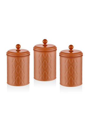 Prism Tea Sugar Coffee Jar Terracotta 1 Lt - Exporgin - Global Shopping Site