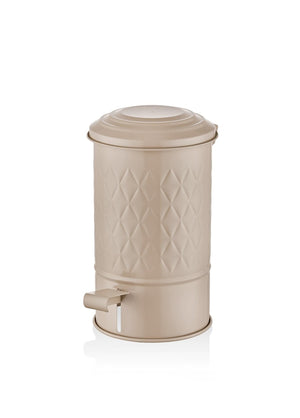 Prism Trash Can Bathroom Caramel 5 Lt - Exporgin - Global Shopping Site
