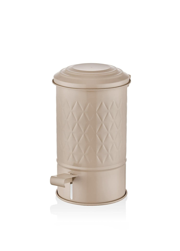 Prism Trash Can Bathroom Caramel 5 Lt - Exporgin - Global Shopping Site