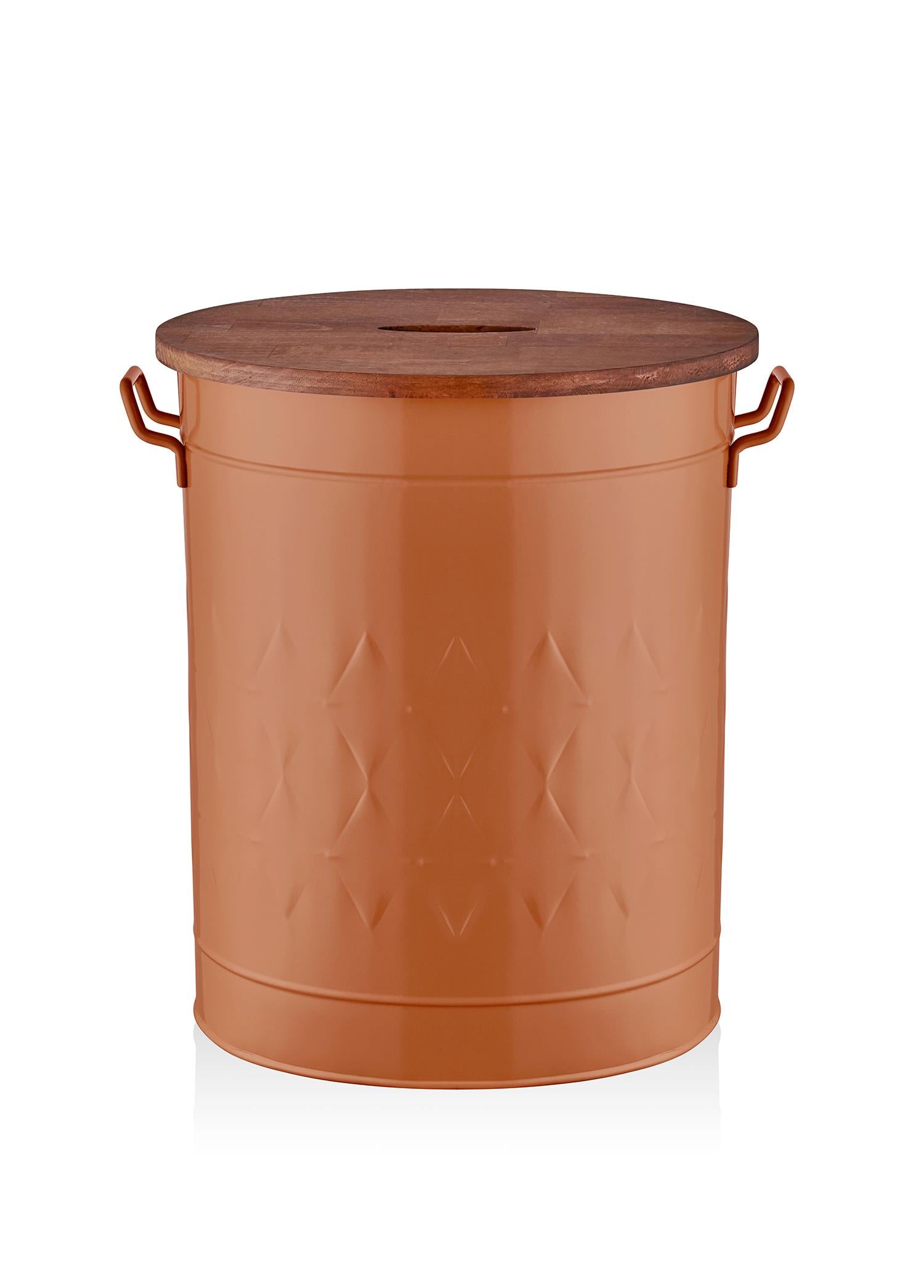 Prism Laundry Basket Terracotta 54x43x35 cm