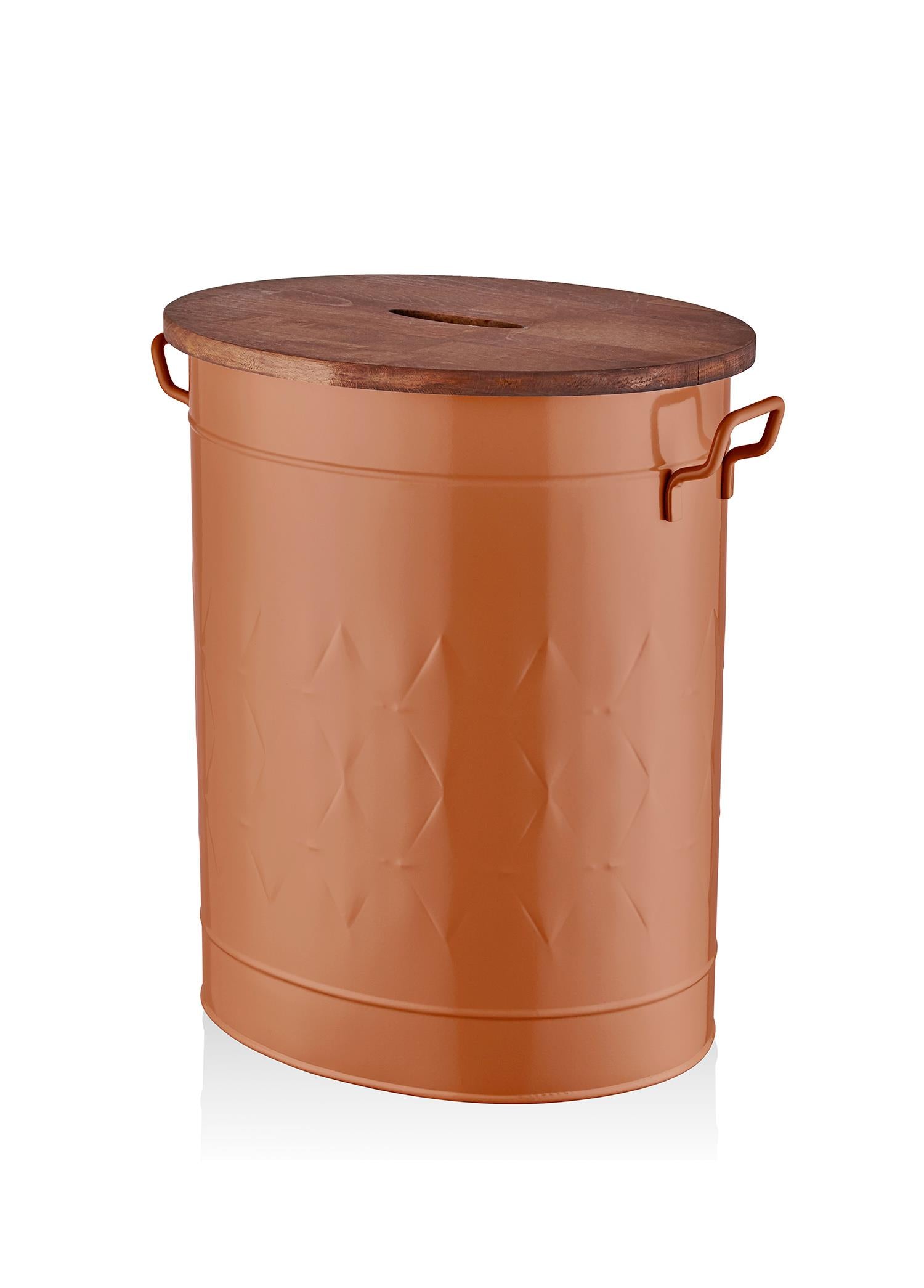 Prism Laundry Basket Terracotta 54x43x35 cm