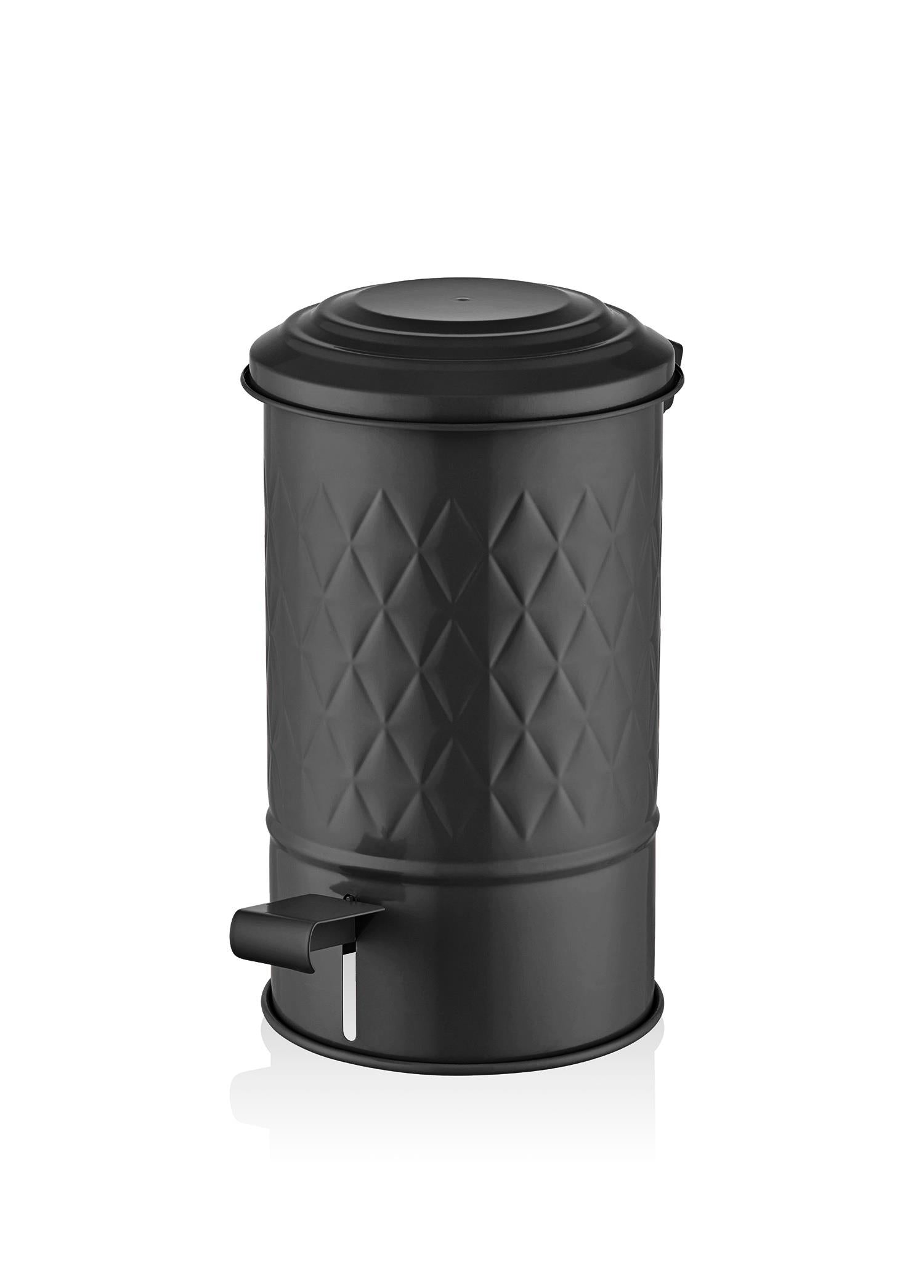 Prism Kitchen Trash Can Black 24 Lt