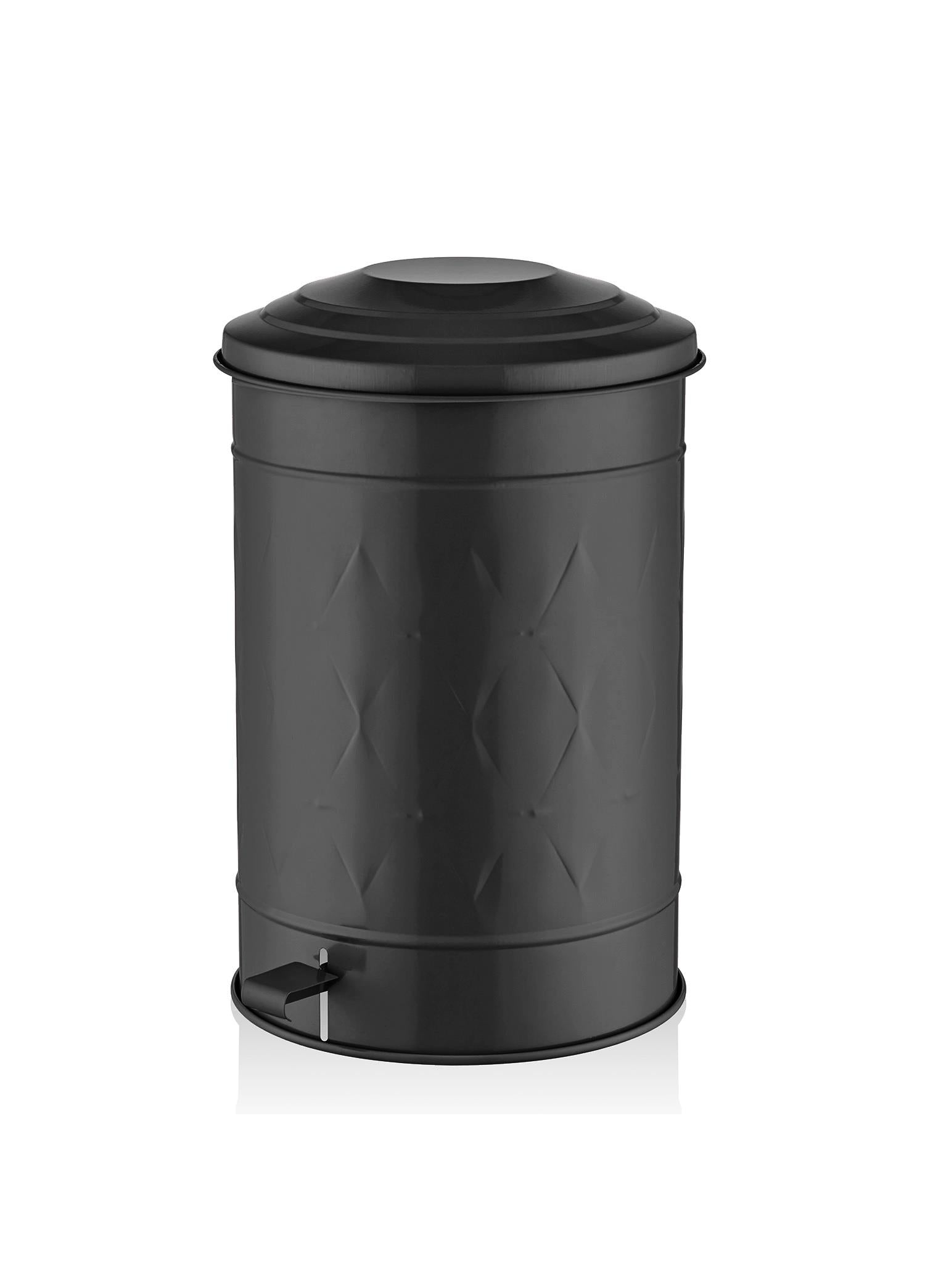 Prism Kitchen Trash Can Black 37 Lt