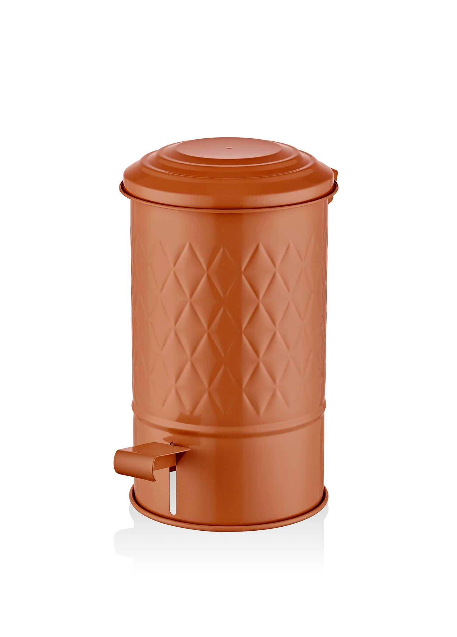 Prism Trash Can Kitchen Terracotta 24 Lt