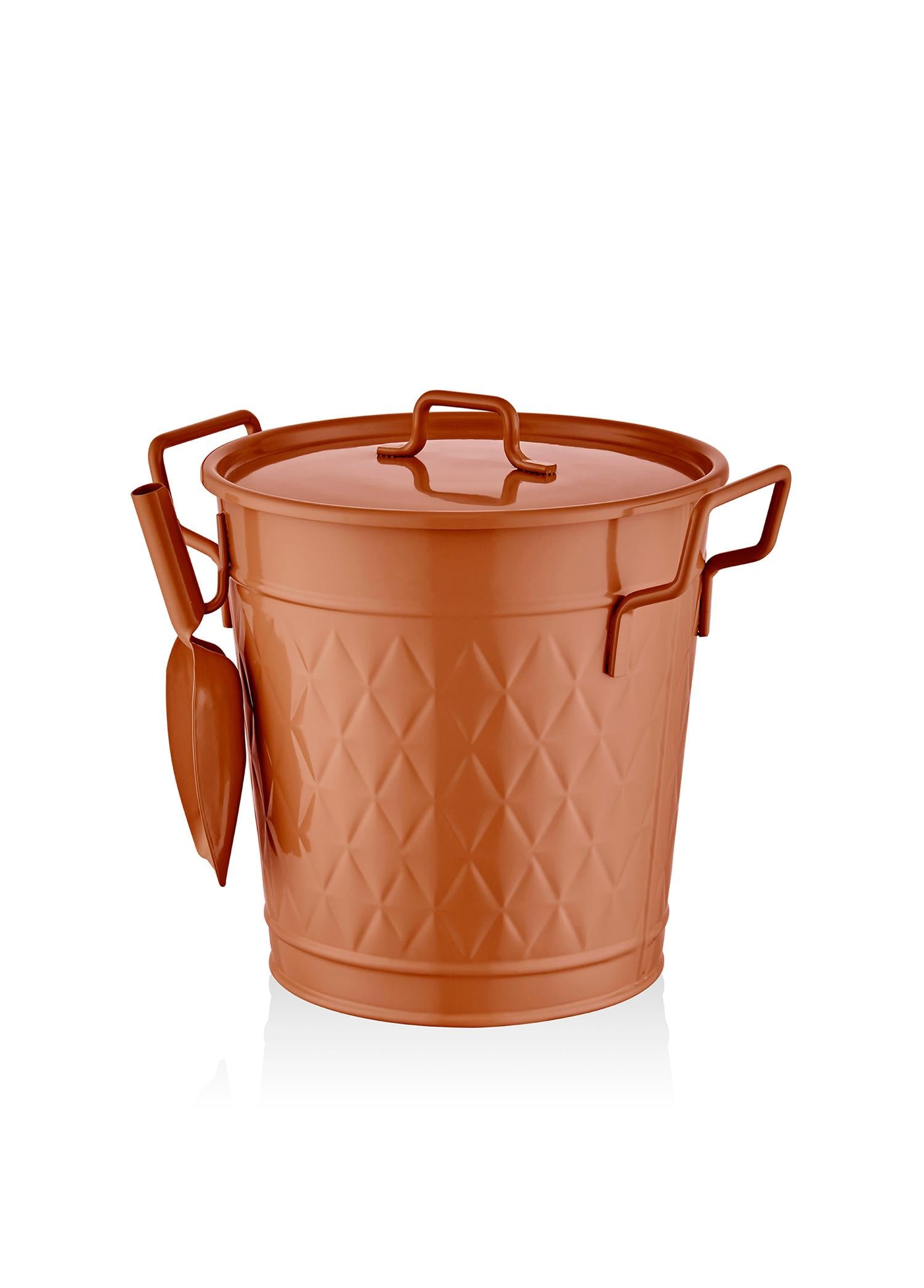 Prism Detergent Storage Container Terracotta