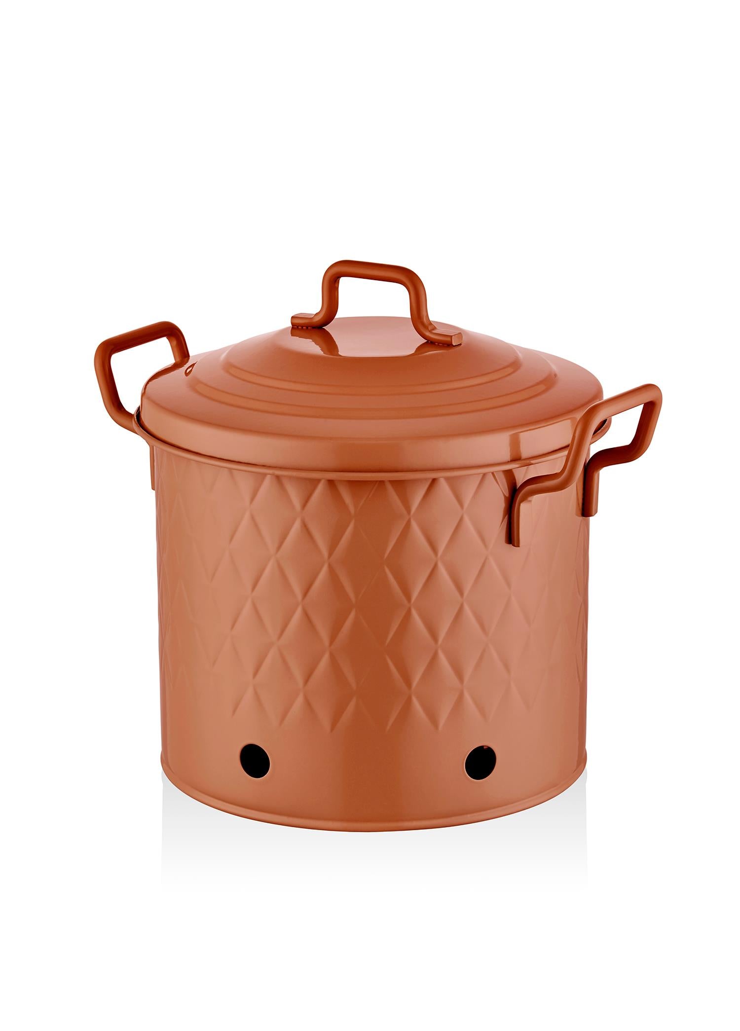 Prism Potato & Onion Container Terracotta 30x30x30 cm