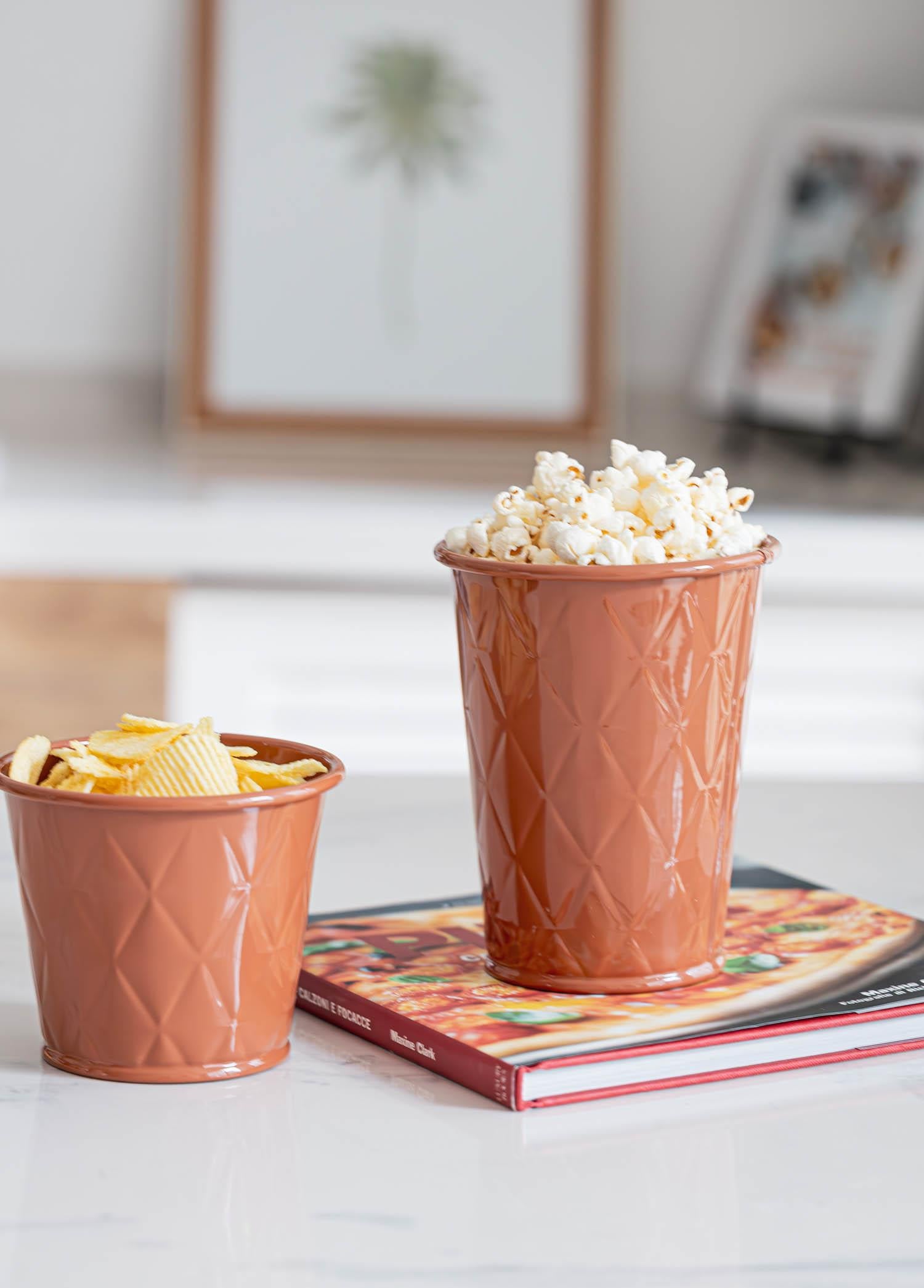 Prism Popcorn Bowl Terracota