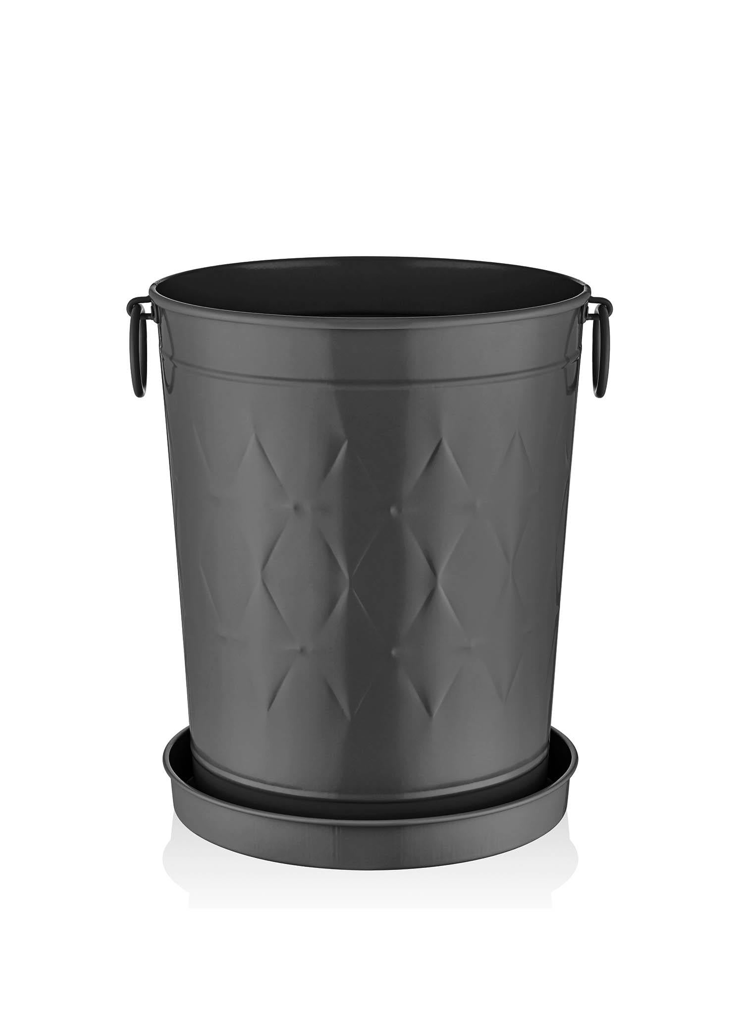 Prism Flowerpot Black 37x31x46 cm