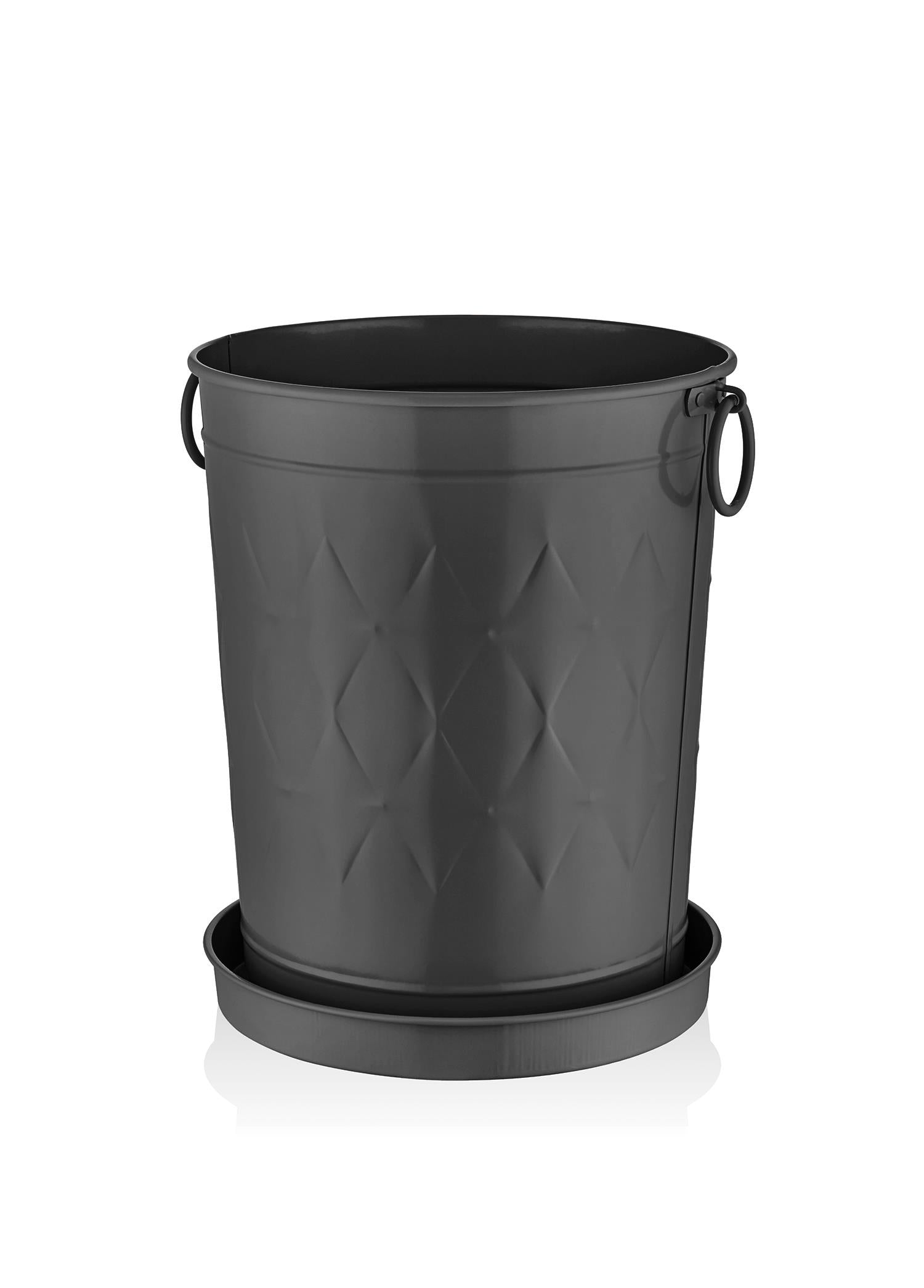 Prism Flowerpot Black 37x31x46 cm