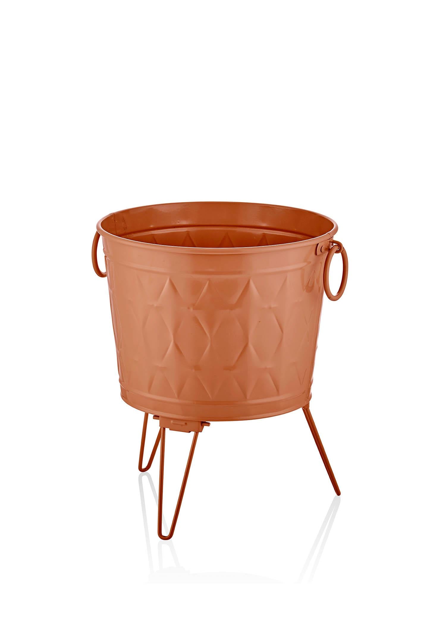 Prism Vase & Flowerpot Terracotta 35x45 cm