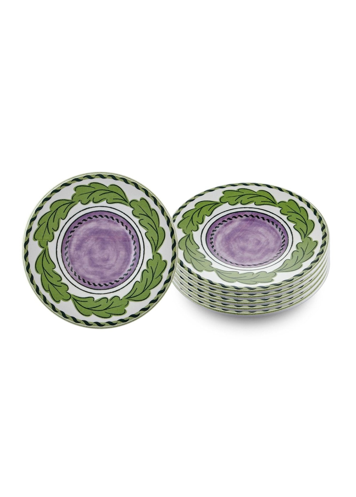 Provence Lavender Tea Plate Set of 6 13 cm - Exporgin - Global Shopping Site