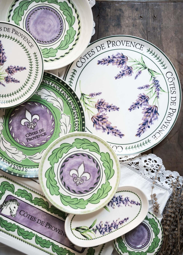 Provence Lavender Tea Plate Set of 6 13 cm - Exporgin - Global Shopping Site