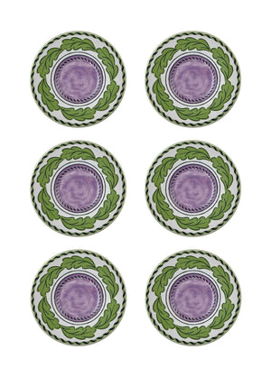 Provence Lavender Tea Plate Set of 6 13 cm - Exporgin - Global Shopping Site