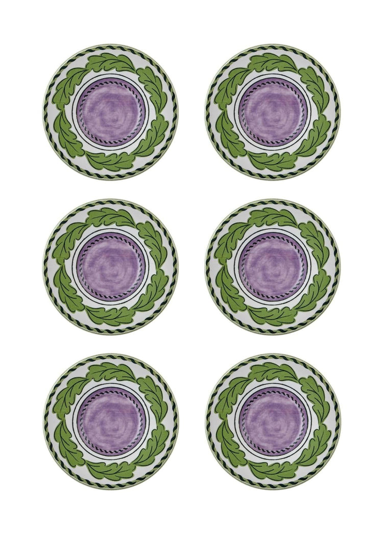 Provence Lavender Tea Plate Set of 6 13 cm - Exporgin - Global Shopping Site