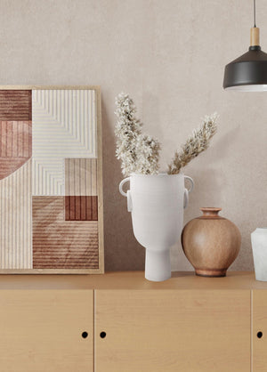 Pure Decorative Vase 22x16x34 cm - Exporgin - Global Shopping Site