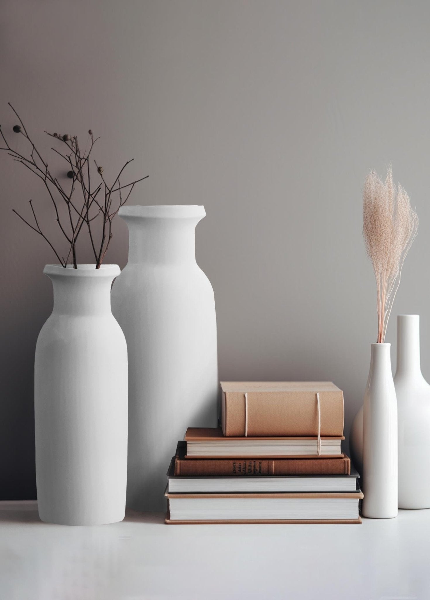 Pure Decorative Vase 24x24x50 cm - Exporgin - Global Shopping Site