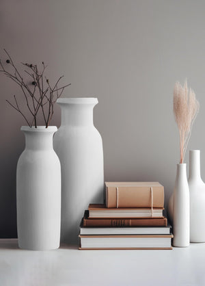 Pure Decorative Vase 24x24x50 cm - Exporgin - Global Shopping Site