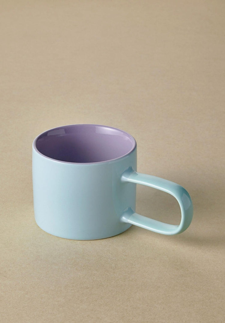 Rainbow Porcelain Mug Blue 270 ml - Exporgin - Global Shopping Site